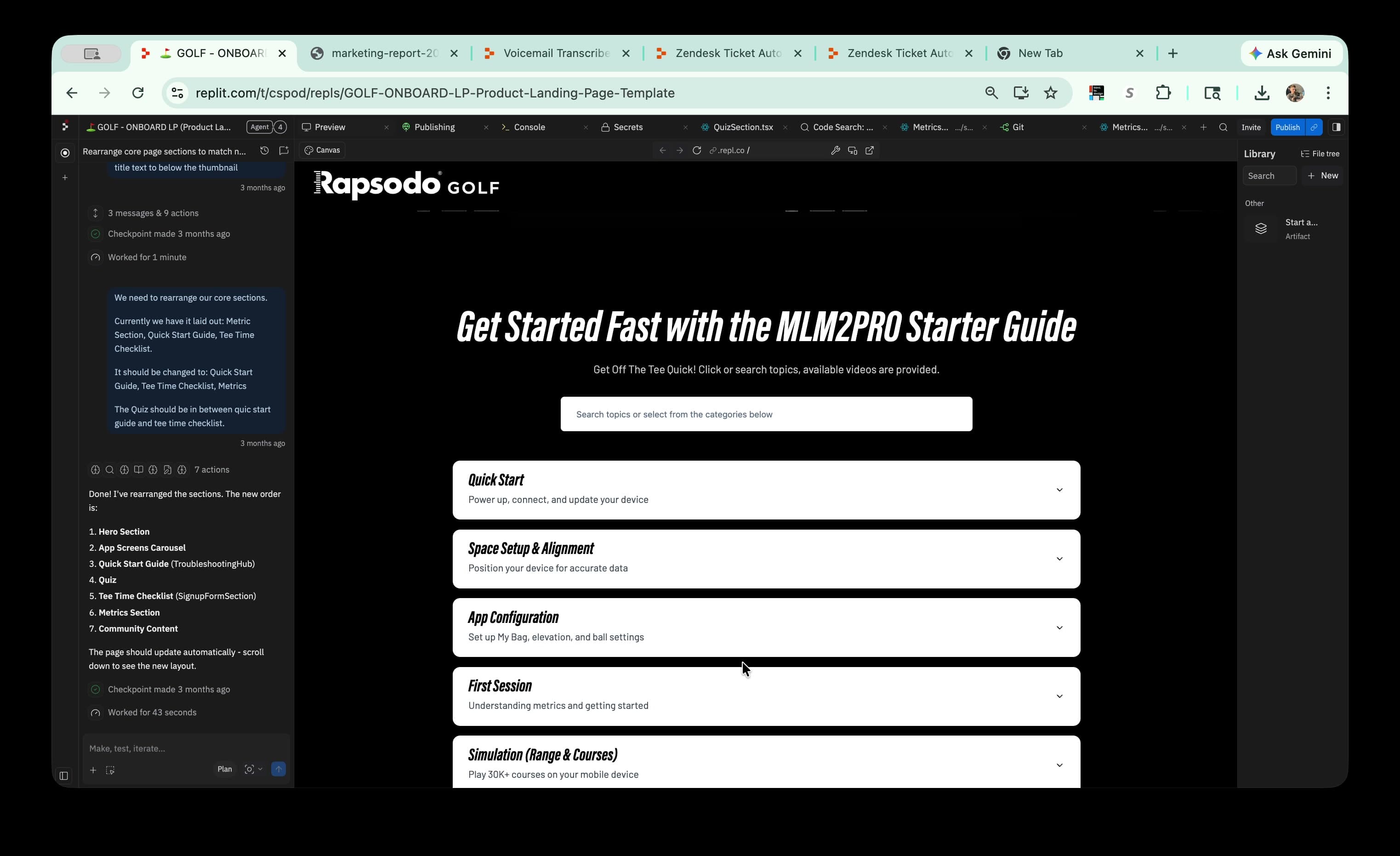 Product Landing Page